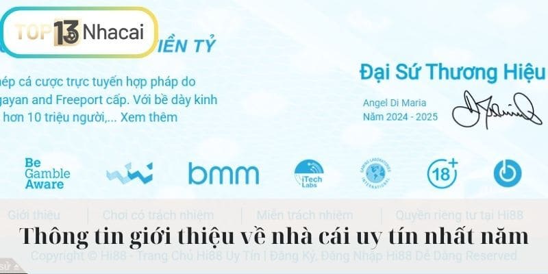 Thông tin giới thiệu về nhà cái uy tín nhất năm