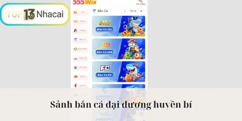 Sảnh bắn cá đại dương huyền bí