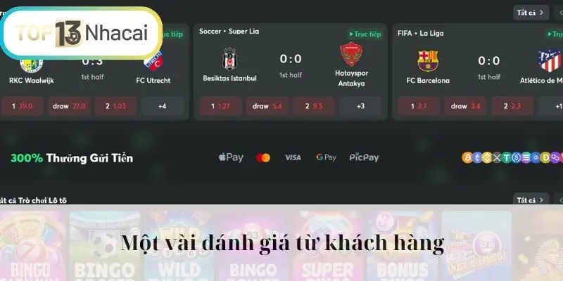 Một vài đánh giá từ khách hàng