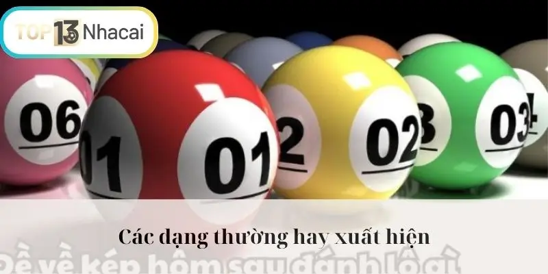 Các dạng thường hay xuất hiện