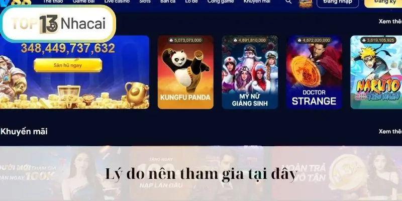 Lý do nên tham gia tại đây